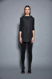 Reversible top from SIMPLY MILA, modern women's clothing, showing front and back with vibrant fabric and stylish design.