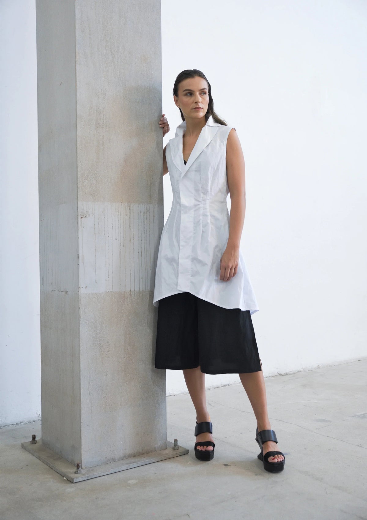 Light blue Imperial Tunic by SIMPLY MILA Modern Women's Clothing, featuring a relaxed fit and stylish design.