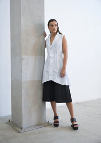 Light blue Imperial Tunic by SIMPLY MILA Modern Women's Clothing, featuring a relaxed fit and stylish design.