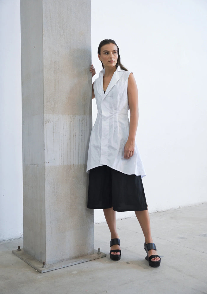 Light blue Imperial Tunic by SIMPLY MILA Modern Women's Clothing, featuring a relaxed fit and stylish design.