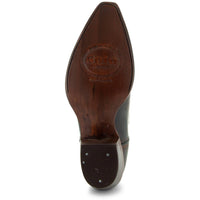 Brown genuine leather Cheyenne Cowgirl Boots by Soto Boots with snipped toe, cowboy style, women's leather cowboy boots.