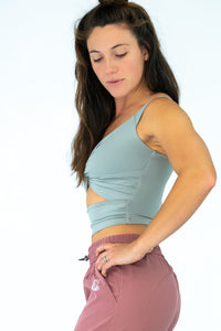 Soul Fire Apparel Co Mary-Jane Crop featuring a stylish, fitted crop top with Mary-Jane strap details and a trendy design.