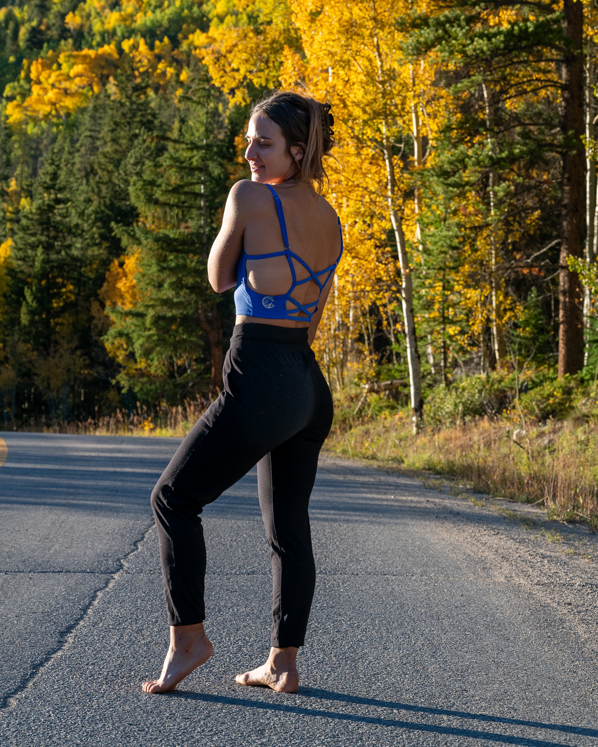 Soul Fire Apparel Co Euphoria Crop top in vibrant fabric, showcasing a fitted, stylish crop design on a mannequin.