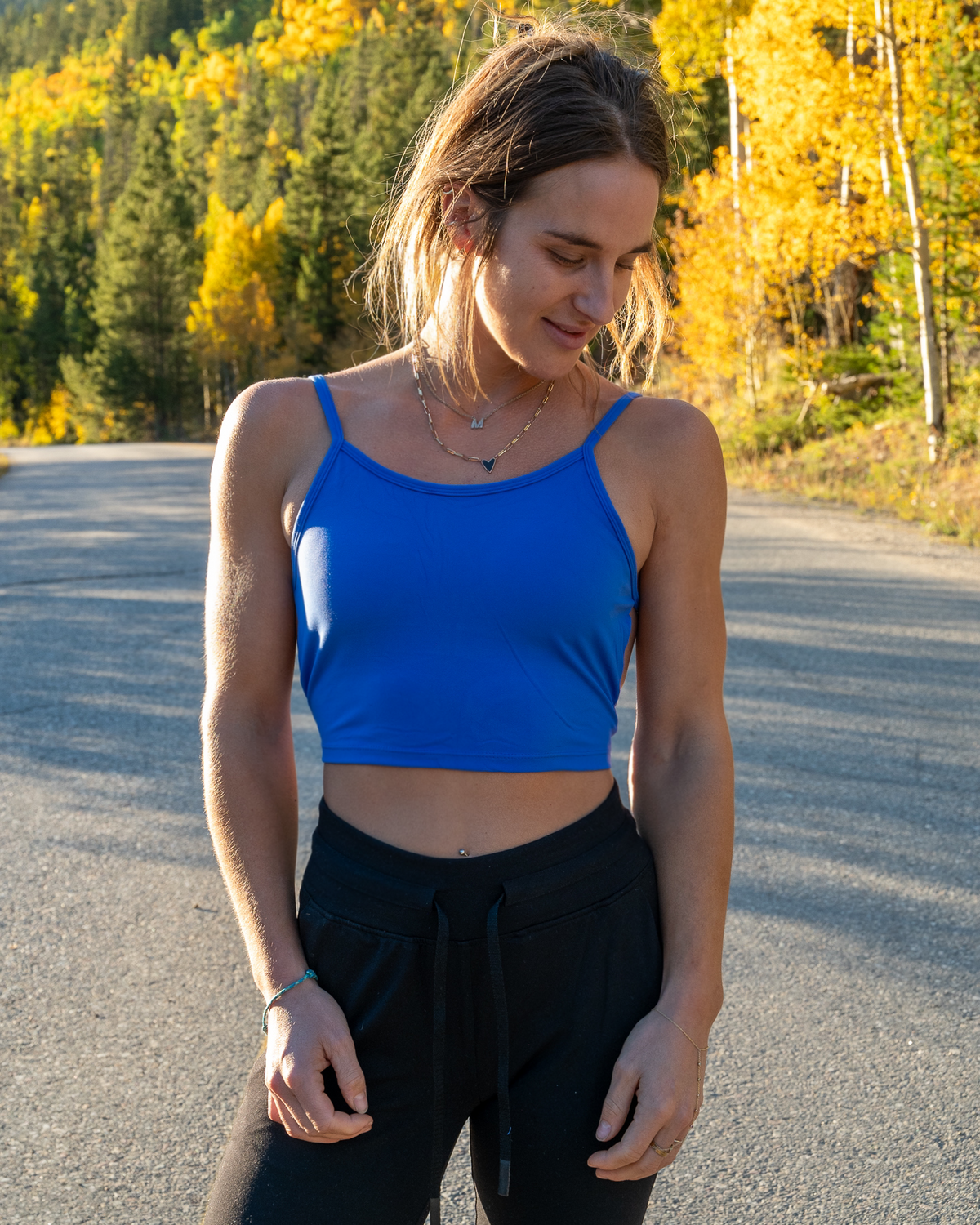 Soul Fire Apparel Co Euphoria Crop top in vibrant fabric, featuring a fitted style and stylish design.