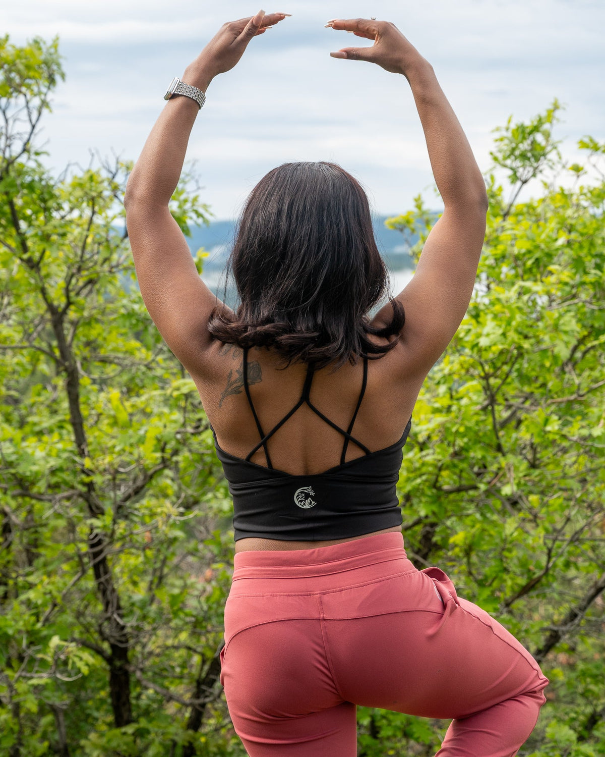 Soul Fire Apparel Co Halo Crop top featuring a stylish, fitted design with a high neckline and vibrant color.