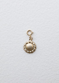 14K Gold Filled Charm - Sunflower