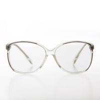 Women's large old-fashioned reading glasses in a classic Dianne style, featuring clear lenses and a stylish frame.