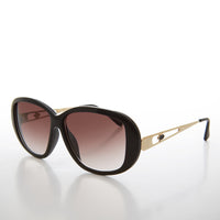 Vintage deadstock Connie sunglasses for women by Sunglass Museum, large glamorous frame with stylish design.