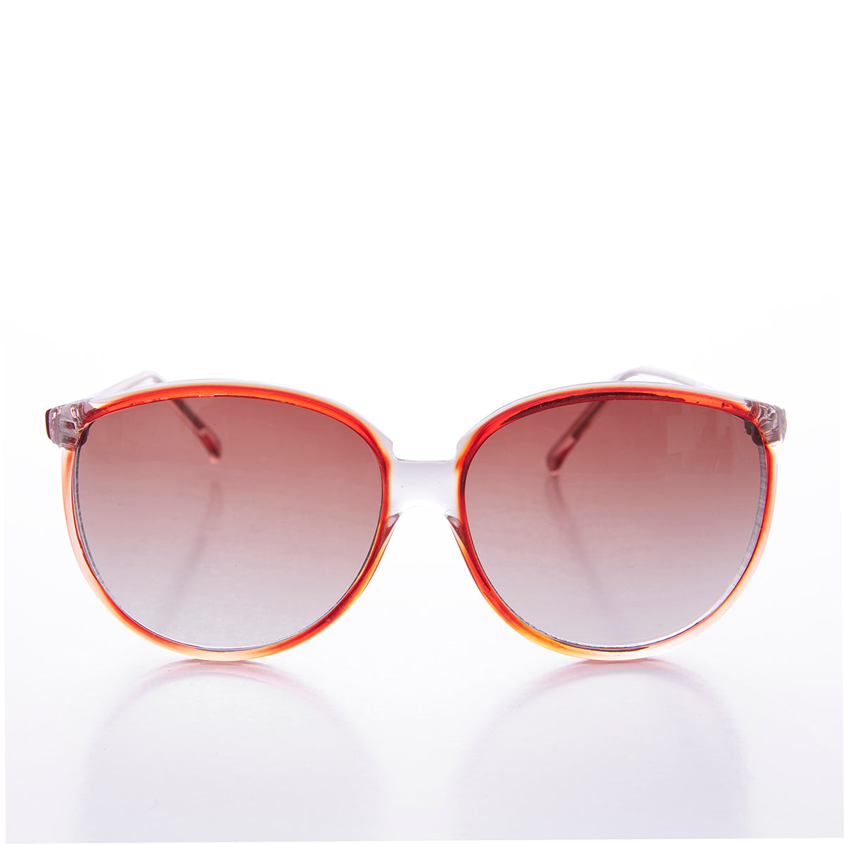 Round large women's 80s vintage sunglasses by Sunglass Museum with bold frames and dark lenses.