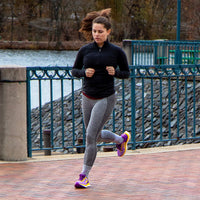 Swift Running EQUUS Women athletic shoes in purple, showcasing lightweight design and comfortable fit for active wear.