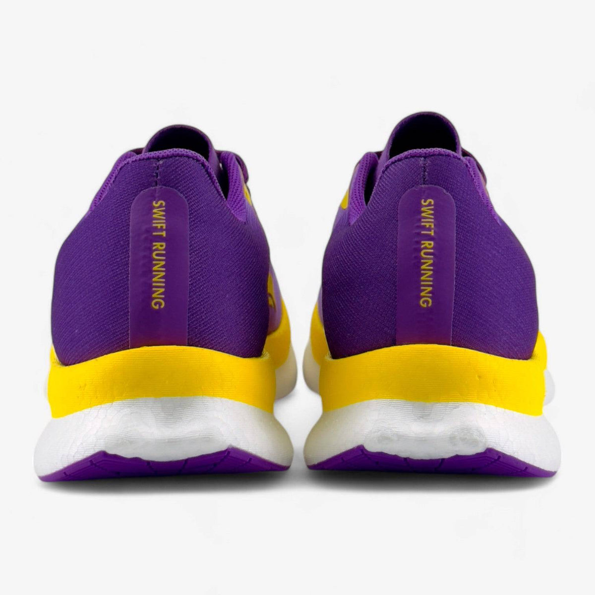 Swift Running EQUUS Women purple athletic shoes with breathable mesh and cushioned soles for comfortable active wear.