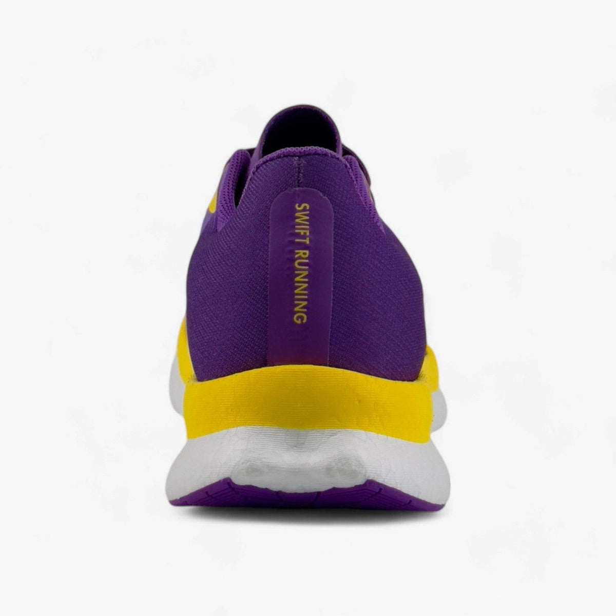 Swift Running EQUUS Women purple athletic shoes with breathable mesh upper and cushioned sole, designed for comfortable running.