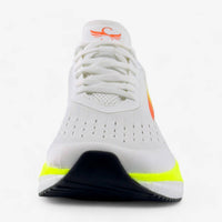 White APUS women’s athletic shoes by Swift Running featuring a sleek design and comfortable fit for active wear.