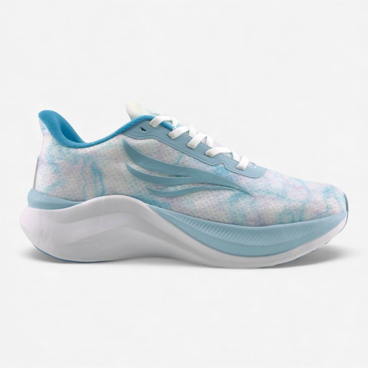 Blue CELER Women athletic shoes by Swift Running, featuring a comfortable design and sporty style for active wear.