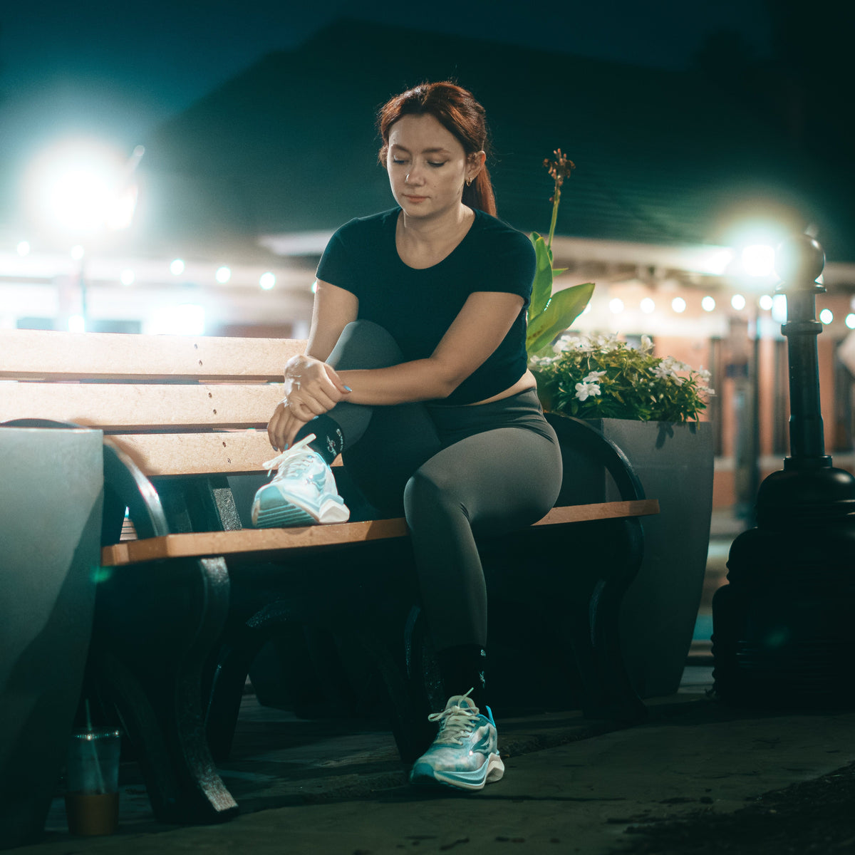 Blue CELER Women athletic shoes by Swift Running, featuring a sporty design and supportive fit for active wear.