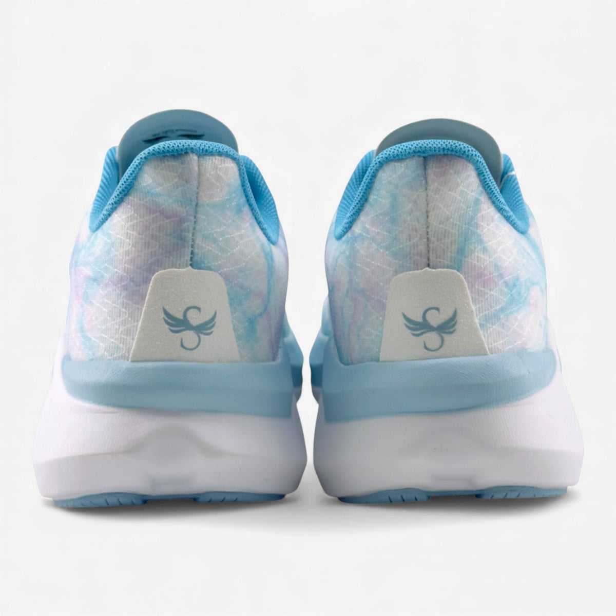 Blue CELER Women athletic shoes by Swift Running, featuring lightweight design and breathable mesh for comfortable active wear.