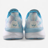 Blue CELER Women athletic shoes by Swift Running, featuring lightweight design and breathable mesh for comfortable active wear.