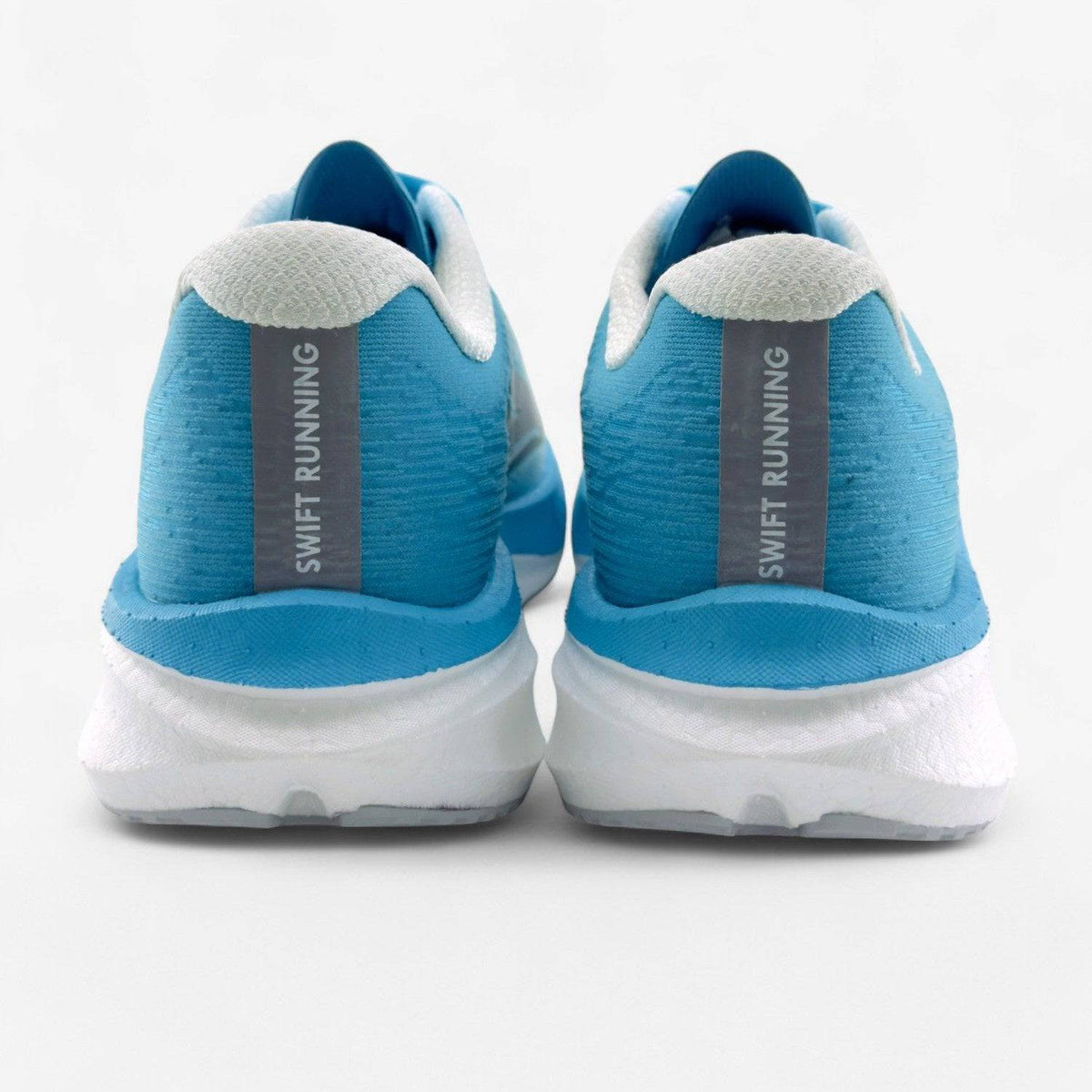 Blue Swift Running HORUS Women athletic shoes with breathable mesh and cushioned soles for comfortable running.