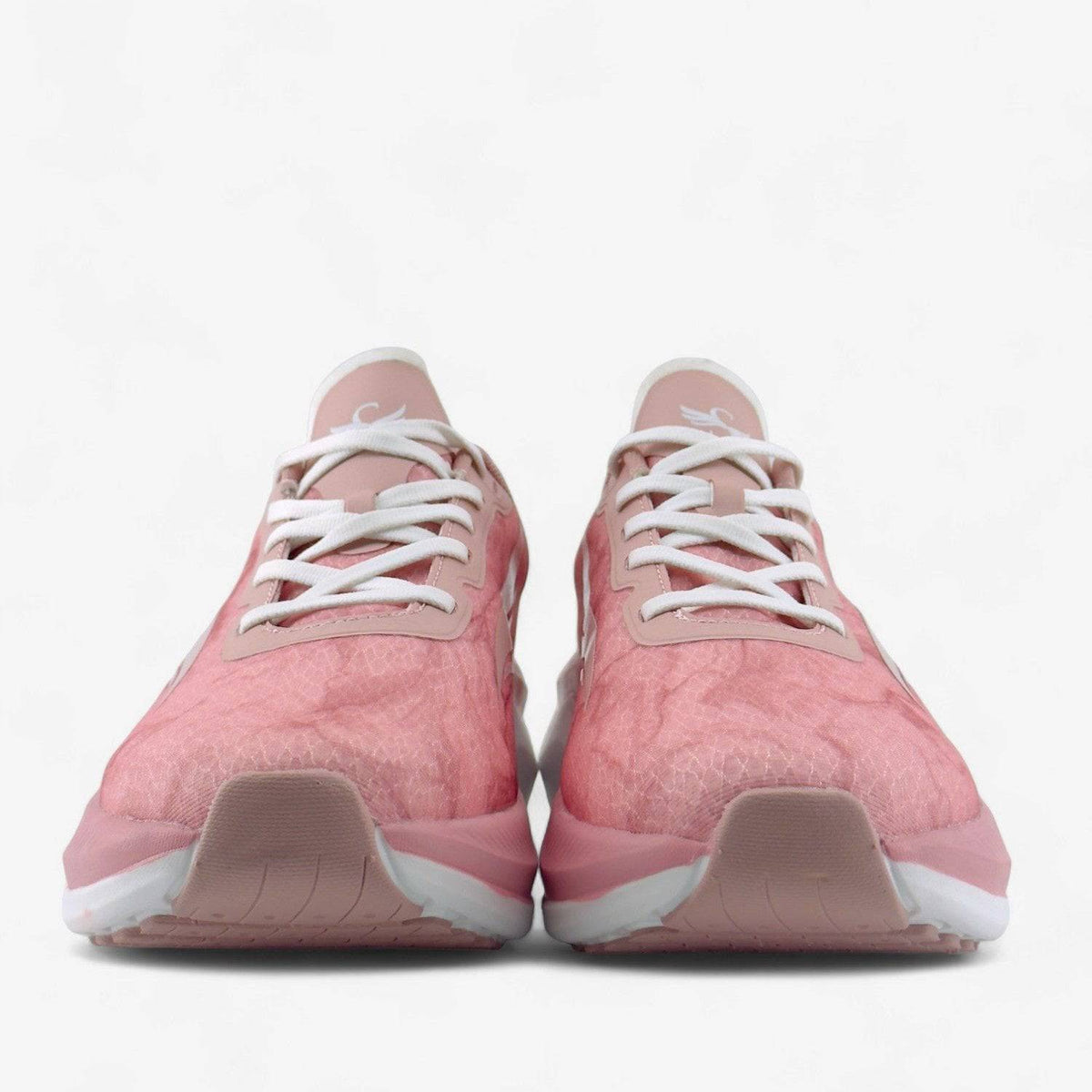 Pink CELER Women athletic shoes by Swift Running, featuring a comfortable design and sporty look in a vibrant pink color.