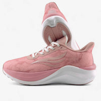 Pink CELER Women athletic shoes by Swift Running featuring a comfortable design and sporty style.