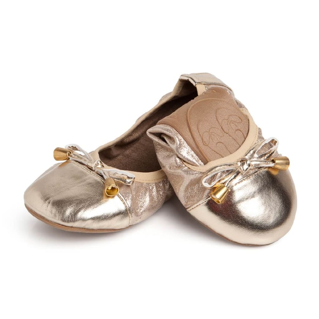 Pink Talaria Littles girls' shoes, soft leather flats with bow detail, perfect for casual and dressy outfits.