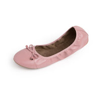 Talaria Flats premium dusty rose shoes with soft fabric upper and sleek design, perfect for casual and elegant wear.