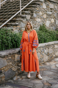 Le Tigers by Tela Luxury Mercantile featuring a stylish tiger-themed design on high-quality fabric in a close-up view.