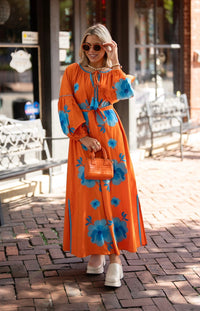War Eagle artwork by Tela Luxury Mercantile, featuring vibrant eagle design on high-quality fabric.
