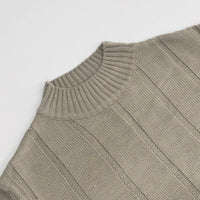 Textured Knit Sweater & Wide-Leg Trouser Set(MS448)