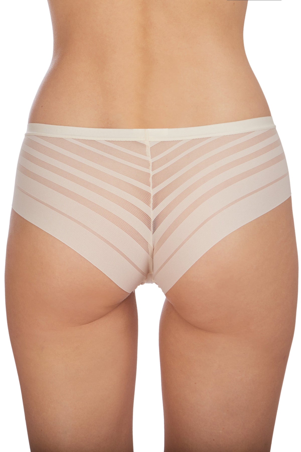 Black silk medium-waisted women's panties by Lornea, featuring a smooth and comfortable fit with elegant design.