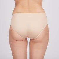 White Angel Veil Medium-Waisted Culottes by Lornea, women's panties with a comfortable fit and stylish design.