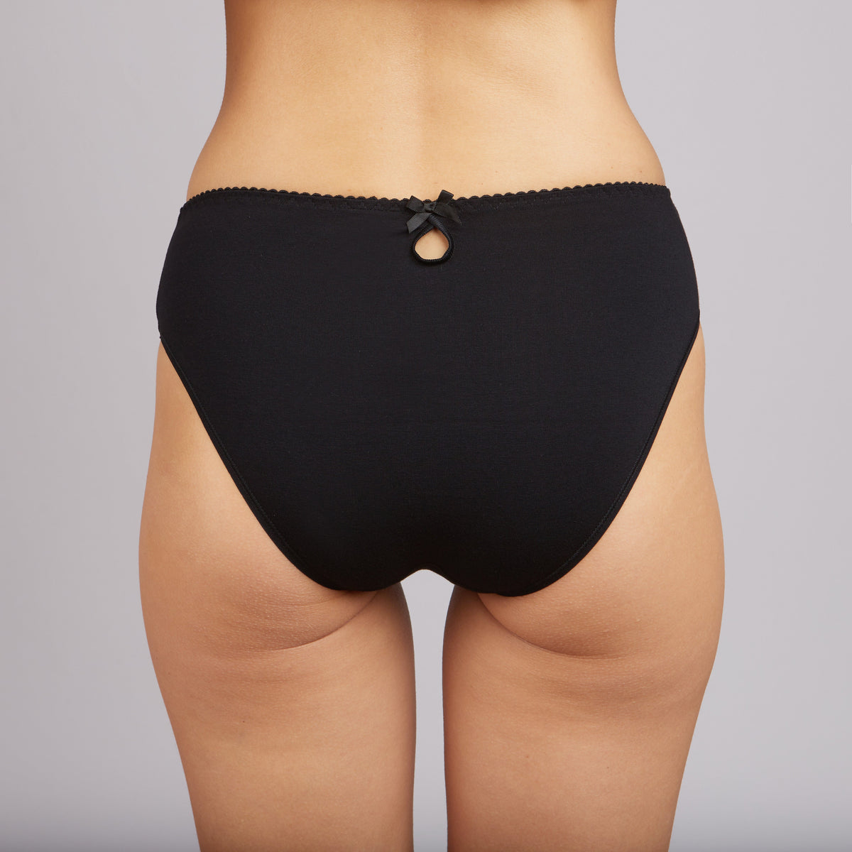 Medium-waisted cotton panties for women by Milavitsa, in nude color, featuring comfortable slip design and soft fabric.
