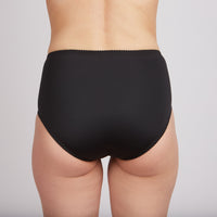 Nude high-waisted slip panties by Lornea, Crystal Curve collection, featuring smooth, seamless women's underwear with a comfortable fit.