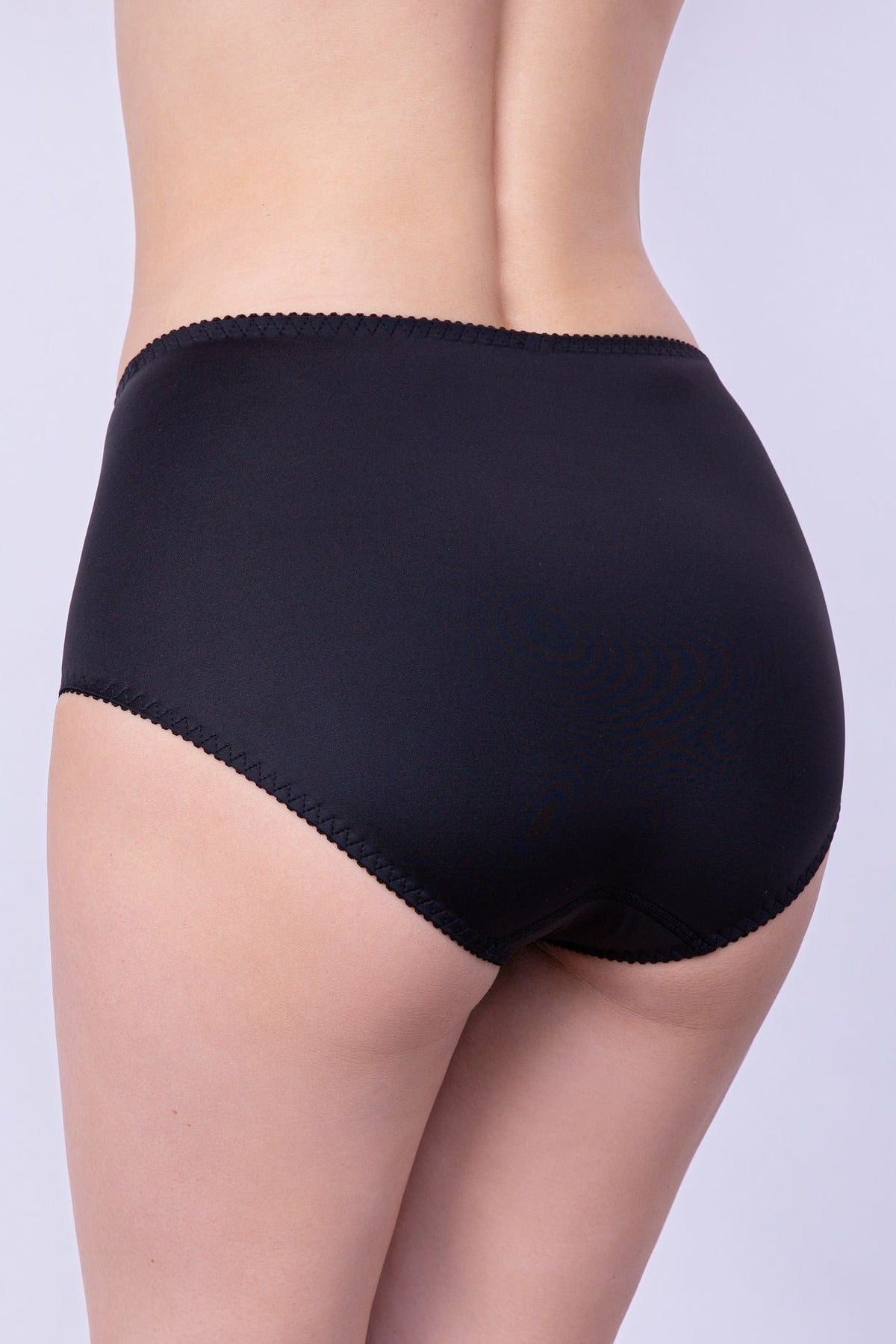 Nude high-waisted slip panties by Lornea, Crystal Curve collection, soft fabric, smooth fit, women's panties with gentle curve design.