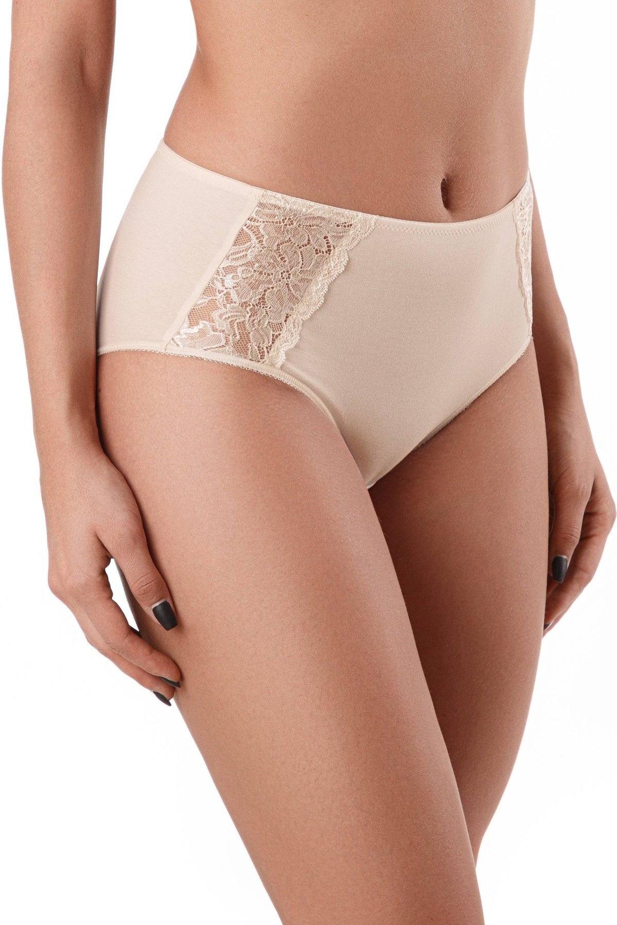 White women's shapewear panties from Opal Desire Bottoms by Lornea, seamless and comfortable for a smooth fit.