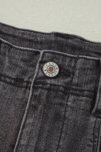 High-waisted vintage wash wide-leg jeans from Trendsi, shown on a model with a relaxed fit and classic denim style.