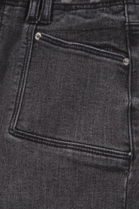 High-waisted wide-leg vintage wash jeans from Trendsi, showing the relaxed fit and faded denim style.