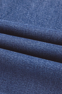 Vintage wash high-waisted wide-leg jeans by Trendsi, showing the relaxed fit and classic denim style.