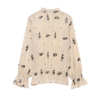 Winter fashionable sequin translucent shirt by Wanita Store, featuring a stylish, all-match design with shimmering sequins and a trendy fit.