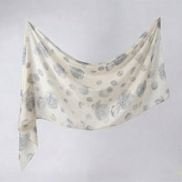 Watercolour Print Hijab Shawl(MH229)
