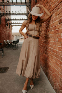 Western Vogue Boutique Barstow women's skirt set with matching top, stylish and comfortable for casual wear.