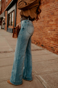 Western Vogue Boutique Happi Jeans 31, stylish denim bottoms with a classic fit, displayed on a neutral background.