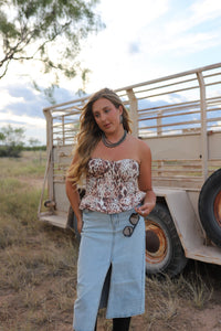 Wild Jackson Hole women's top by Western Vogue Boutique, featuring a stylish, casual design in soft fabric.