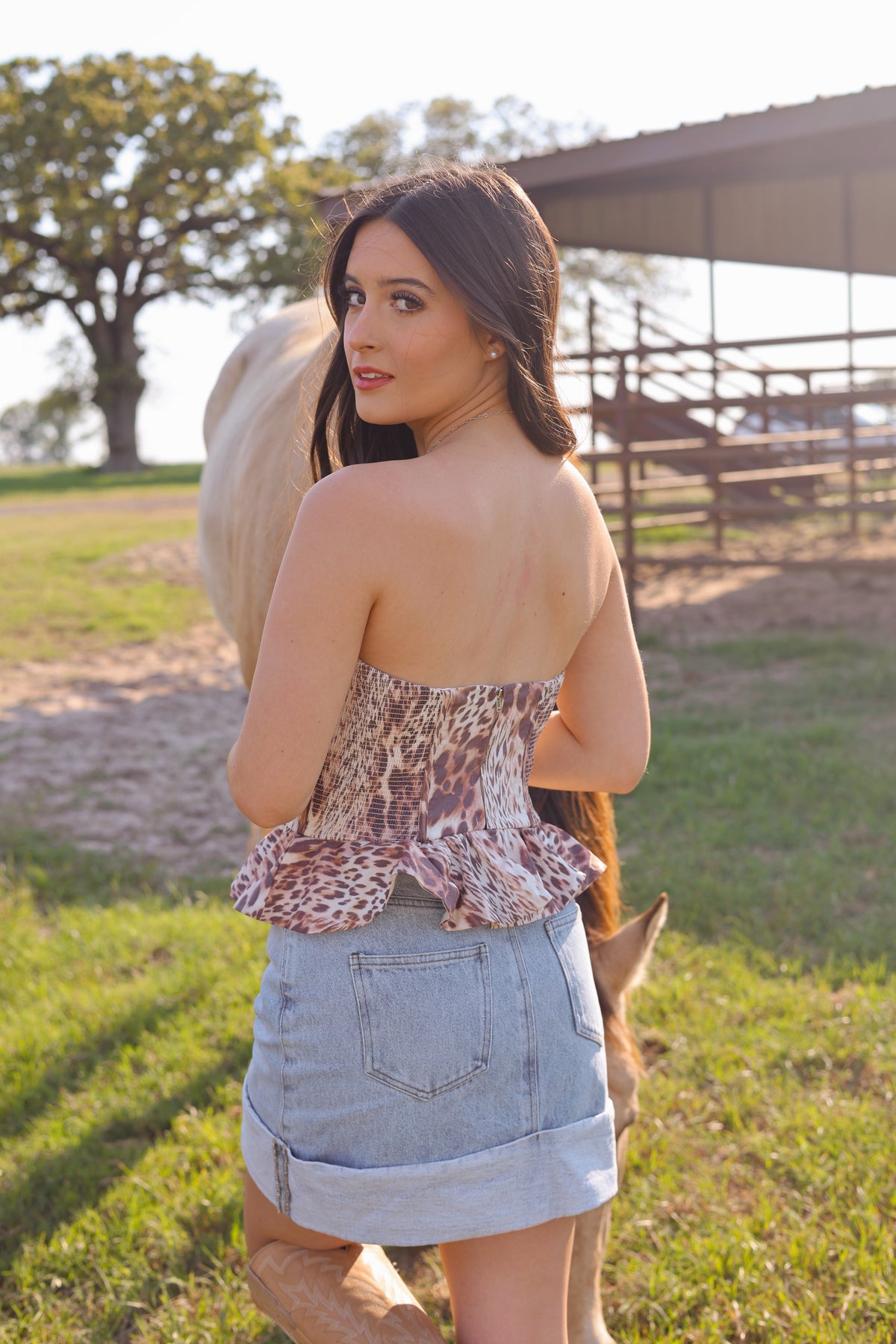 Wild Jackson Hole women's top by Western Vogue Boutique, featuring a stylish, casual design with a comfortable fit.
