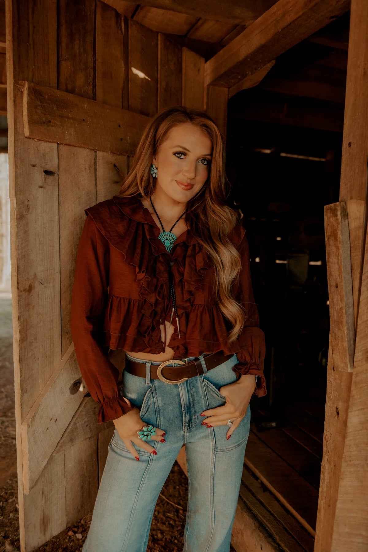 Beckett Summer Western Girl Top by Western Vogue Boutique, featuring a stylish sleeveless design with western-inspired details.