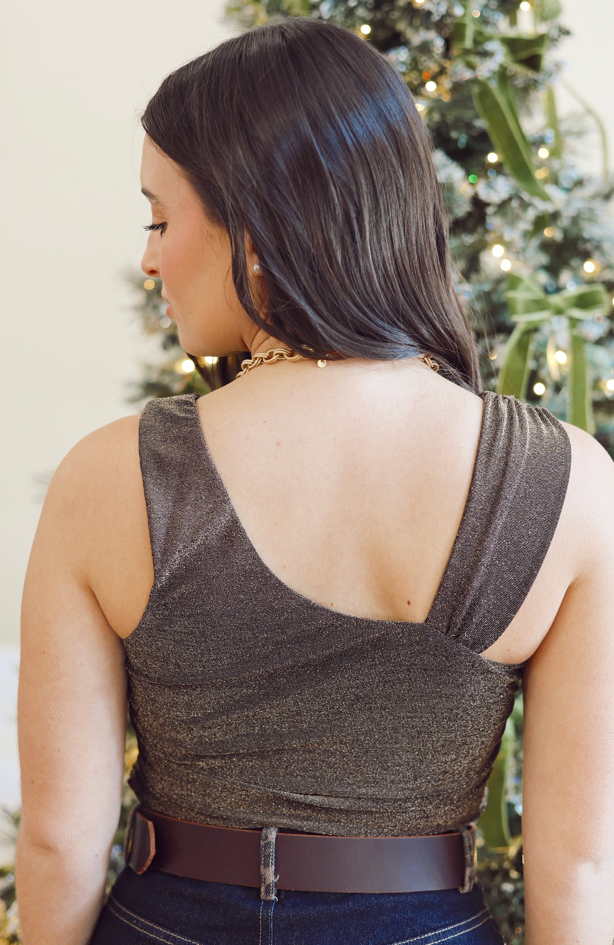 Western Vogue Boutique Opia Top Bodysuit, stylish women's top with a fitted design and modern neckline, shown in the image.