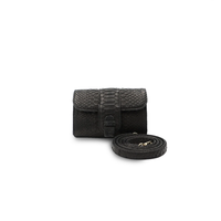 Ximena Kavalekas Rita Mini clutch in black with sleek design and compact size, perfect for evening accessories.