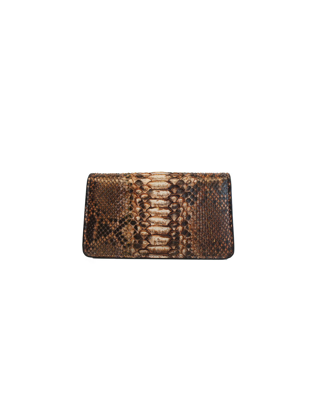 Brown Frapuccino The Met clutch by Ximena Kavalekas, stylish brown leather clutch bag with sleek design and subtle branding.